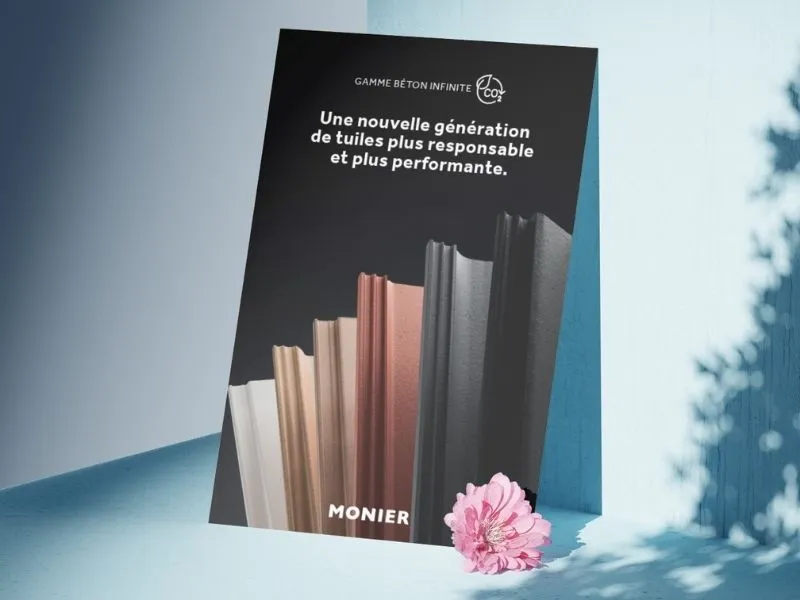 Mockup brochure béton infinite