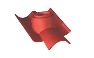 Tuile terre cuite à douille D150 Canal midi monier