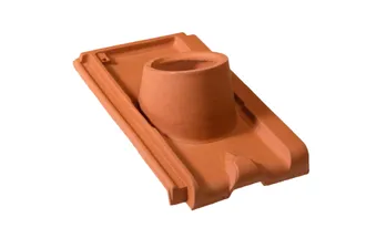 Tuile terre cuite à douille Losangée Héritage monier